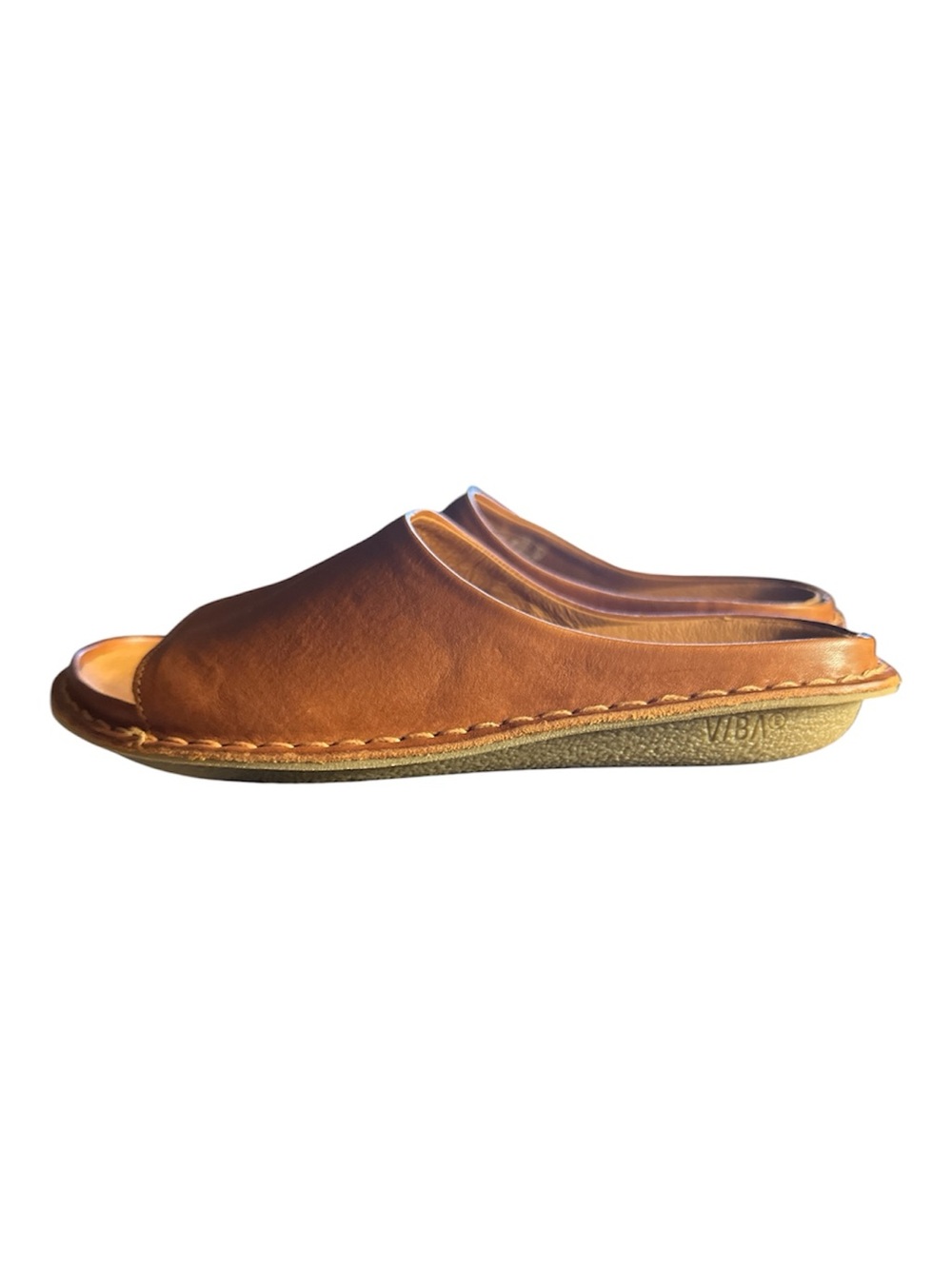 VIBAE SAINT TROPEZ Leather in Cognac Brown NEW Size EU 37 - Picture 4 of 5